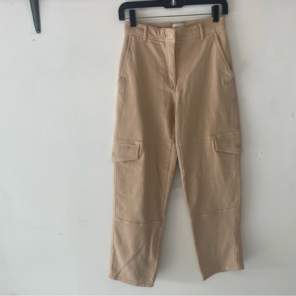 Aritzia Wilfred Free Tan Maeve Twill Cargo Pants - 37288 - Picture 2 of 11